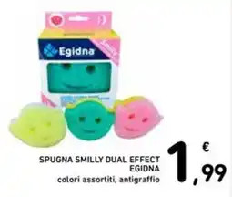 Spazio Conad Spugna smilly dual effect egidna colori assortiti, antigraffio offerta
