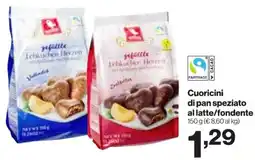 In'S Mercato Cuoricini di pan speziato al latte/fondente offerta