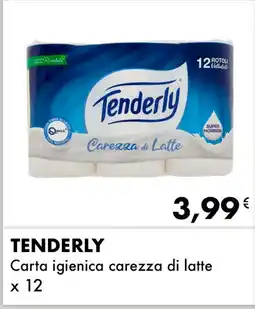 Iper Tosano TENDERLY Carta igienica carezza di latte x 12 offerta