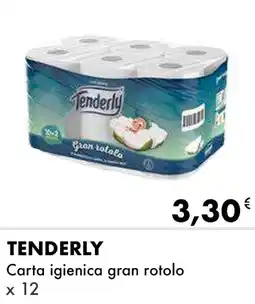 Iper Tosano TENDERLY Carta igienica gran rotolo x 12 offerta