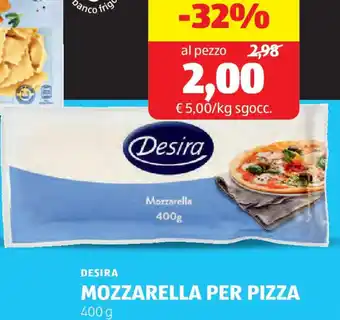 DESIRA mozzarella per pizza
