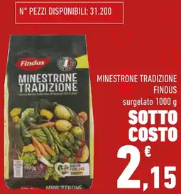 Conad Minestrone tradizione FINDUS offerta