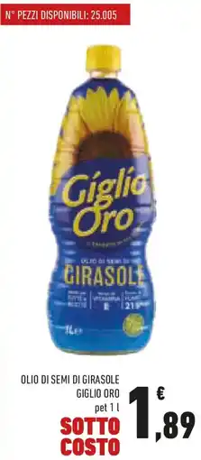 Conad Olio di semi di girasole giglio oro offerta