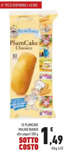 Conad 10 plumcake MULINO BIANCO offerta