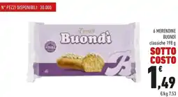 Conad 6 merendine buondì offerta
