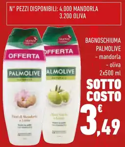 Conad Bagnoschiuma PALMOLIVE offerta
