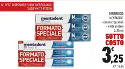 Conad Dentifricio MENTADENT offerta