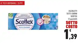 Conad Fazzoletti tutti i giorni SCOTTEX offerta