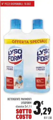 Conad Detergente pavimenti LYSOFORM offerta