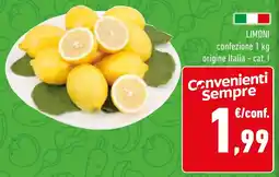 Conad Limoni offerta