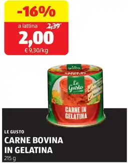 ALDI LE GUSTO carne bovina in gelatina offerta