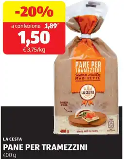 ALDI La cesta pane per tramezzini offerta