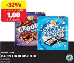ALDI FINEST BAKERY Barretta di biscotto offerta