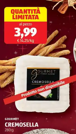ALDI Gourmet CREMOSELLA offerta