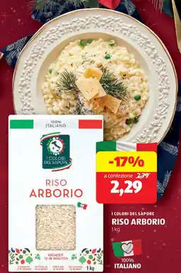 ALDI I COLORI DEL SAPORE riso arborio offerta
