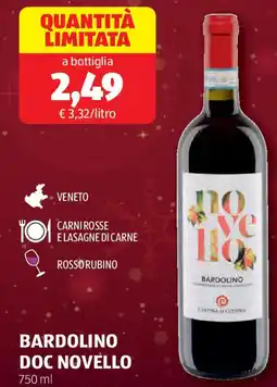 ALDI Bardolino doc NOVELLO offerta