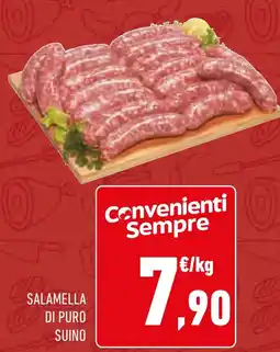 Conad Salamella di puro suino offerta