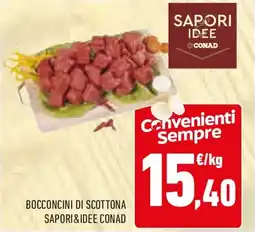 Conad Bocconcini di scottona SAPORI&IDEE CONAD offerta