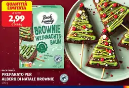 ALDI BACK FAMILY Preparato per albero di natale brownie offerta