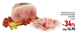 Conad Prosciutto cotto alta qualità gran tenerone GRANTERRE offerta