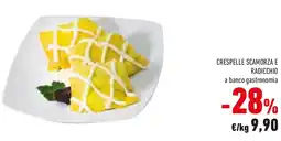 Conad Crespelle scamorza e radicchio offerta