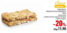 Conad Pinsa farcita prosciutto cotto e mozzarella offerta