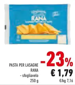 Conad Pasta per lasagne RANA offerta