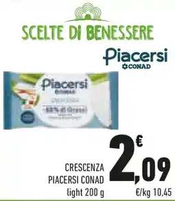 Conad Crescenza piacersi conad light offerta