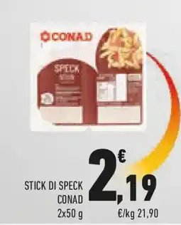 Conad Stick di speck CONAD offerta