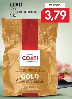 Carico Cash & Carry Coati gold prosciutto cotto offerta