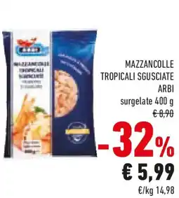 Conad Mazzancolle tropicali sgusciate ARBI offerta