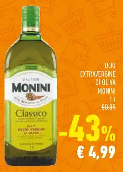Conad Olio extravergine di oliva MONINI offerta