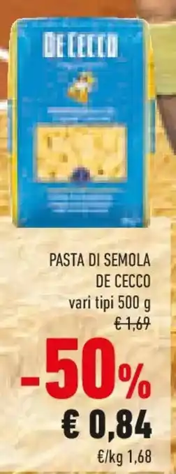 Pasta di semola DE CECCO