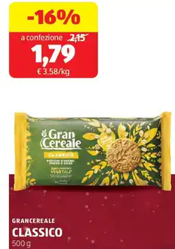 ALDI GRANCEREALE Classico offerta