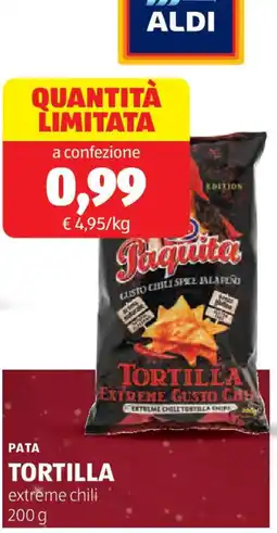 ALDI PATA Tortilla extreme chili offerta