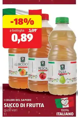 ALDI I COLORI DEL SAPORE succo di frutta offerta