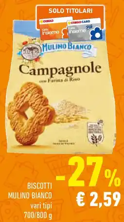 Conad Biscotti MULINO BIANCO offerta