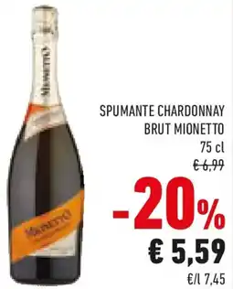 Conad Spumante chardonnay brut MIONETTO offerta