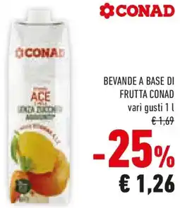 Conad Bevande a base di frutta CONAD offerta