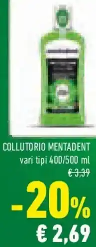 Conad Collutorio MENTADENT offerta
