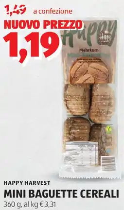 ALDI HAPPY HARVEST mini baguette cereali offerta