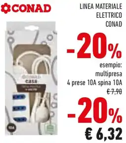 Conad Linea materiale elettrico CONAD offerta