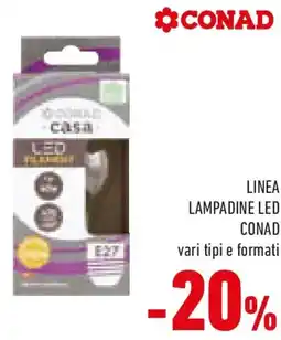 Conad Linea lampadine led CONAD offerta