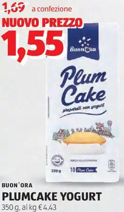 ALDI BUON'ORA Plumcake yogurt offerta