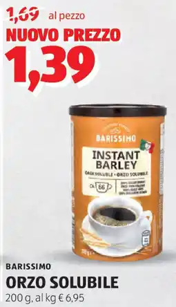 ALDI BARISSIMO orzo solubile offerta