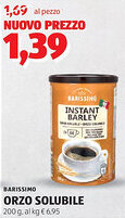 ALDI BARISSIMO orzo solubile offerta