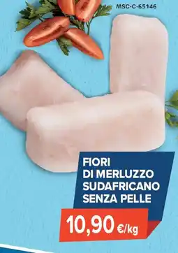 Sapore di Mare Fiori di merluzzo sudafricano senza pelle offerta