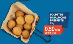 Sapore di Mare Polpette di salmone prefritte offerta