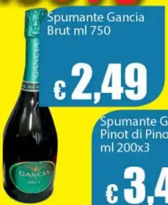 Spumante Gancia Brut ml 750