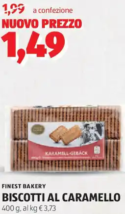 ALDI FINEST BAKERY Biscotti al caramello offerta